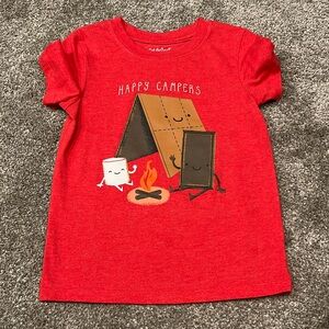Happy Campers tshirt cat and Jack size 4T